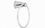Creative Specialties YB8086CH 6-7/16" Chrome Mason Collection Towel Ring, Price/EACH