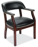 Office Source 271 Guest Chair w/Mahogany Finish