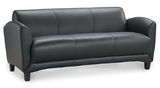 Office Source 9883 Leather Manhattan 3-Seat Sofa