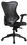 Office Source C12MBFSBLK Task Chair w/Arms & Black Frame