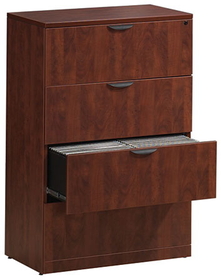 Office Source PL184 54.5"H 4 Drawer Lateral File