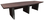 Office Source PLELP237 Boat Shaped Conference Table/Elliptical Base, 120"W x 32/48"D x 29-1/2"H