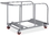 Office Source RA106AGRY Gry Table Truck For Round Folding Table