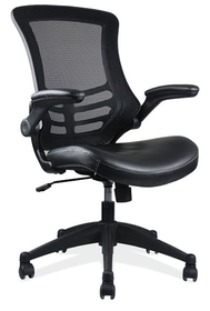 Office Source S13MBVSBLK Task Chair w/Cantilever Arms & Black Frame