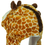 TopTie Furry Animal Hood Hat Giraffe