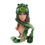 TopTie Green Pig Plush Animal Hat / Scarf / Mittens - Green Pig