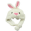 TopTie Bunny Ladies Kids Teens Animal Hat, Soft Fleece Lined Snood
