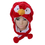 TopTie Animal Hat, Faux Fur, Short with Ear Poms - Ladybug Chicken Duck Bird Parrot