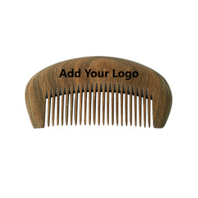 Muka Personalized Logo Wooden Hair Comb Fine Tooth Pocket Size Custom Brush For Women And Men