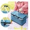 Muka Portable Shopping Basket Thermal Folding Picnic Basket with Aluminum Frame for Shopping / Beach / Picnics / Outdoor activities