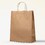 Muka 50 Pcs Blank Kraft Paper Bags Takeout Bags Gift Bag Shopping Bag