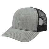 Cap America I3035 Blended Wool Acrylic Modified Flat Bill with Mesh Back Cap
