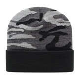 Cap America RKUC12 Urban Camouflage Knit Cap with Solid Color Cuff