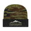 Custom Cap America RKWC12 Woodland Camouflage Knit Cap with Solid Cuff