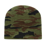 Cap America RKWC9 Woodland Camouflage Knit Beanie