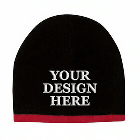 Custom Cobra Caps BEAN-S2 8" Beanie w/Contrasting Trim
