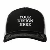 Custom Cobra Caps C112F 5-Panel Structured Poly/Cotton Front Mesh Back