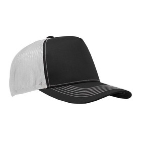 Cobra Caps C112F 5-Panel Structured Poly/Cotton Front Mesh Back