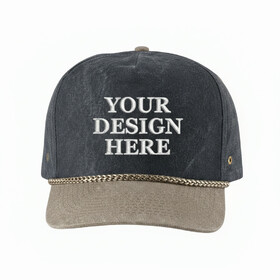 Custom Cobra Caps SWT-2 Stone Washed Canvas 2-Tone