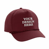 Custom Cobra Caps TSG 5 Panel Twill, Snap Back Golf