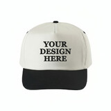 Custom Cobra Caps TSG-N 5 Panel Nat. Crown/Color Visor