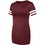 Maroon/White
