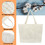 Muka 10 Pack Cotton Canvas Tote Bags DIY Crafts Blank Natural Canvas Bag Large 16 x 12 x 4 Inch, Wedding Christmas Gifts Bags