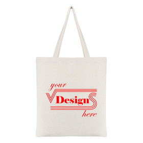 Muka Custom Cotton Tote Bag, Convention Canvas Tote Bag, 14-1/2 x 17 Inches