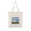 Muka Reusable Cotton Tote Canvas Bags, 14-1/2 x 17 Inches 12oz Shopping Bag - Natural