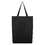 Custom Black Canvas Tote Bag, Grocery Bag with Bottom 14-1/2 x 17 x 4 Inch, Customizable Text Logo Photo