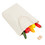 Muka Organic Grocery Tote Bag W/Bottom, 12oz Thick Cotton Canvas Bag 14-1/2 x 17 x 4 Inch - Natural, Christmas Gift Bag