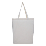 Muka Grocery Shopping Bags with Bottom 15 x 16 x 3 Inches Reusable Cotton Tote Bag, Back to School Gift