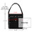 Muka Canvas Shoulder Crossbody Bag with Outer Pocket, 15 x 13-3/8 x 4 Inch Black Hobo Handbag