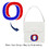 Muka Customized Embroidered Shoulder Bag, Custom Logo Tote, White Cross-Body Bag Large Capacity