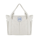 Personalized Large Organizing Tote with Logo, Multi Pocket Bag, 20 x 14 x 6-1/2 Inch