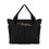 Muka Custom Embroidered Tote with Multi Pockets, Add Your Initial Name Logo, 20 x 14 x 6-1/2 Inch - Yellow
