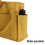 Muka Personalized Large Shoulder Tote Bag with Handy Pockets, Organizing Tote with Logo - Yellow