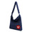 Muka Customize Canvas Hobo Bag, Shoulder Bag with Logo, Royal Blue Retro Handbag Crossbody Bag