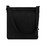 Muka Cross Body Hobo Tote Bag, Black Canvas Shoulder Bag with Zipper, 13-1/2 x 13-1/4 x 2-1/2 Inch