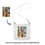 Muka Customize Canvas Hobo Bag, Shoulder Bag with Logo, White Retro Handbag Crossbody Bag