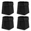 Muka 4 Pack Washable Reusable Paper Bag, Cosmetic Organizer Makeup Brush Cup Holder 4-3/4 x 4-3/4 x 8-3/4 Inch