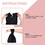 Muka Black Velvet Knot Wristlet Bag, Japanese Style Luxury Knot Purse, Evening Pouch for Women