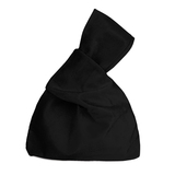 Muka Velvet Knot Wristlet Bag, Japanese Style Luxury Knot Purse, Evening Pouch for Women