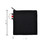 Aspire 12-Pack Black Canvas Coin Pouches, Square Purse Bag 4-1/4 x 4-1/4 Inches, DIY Zipper Visa Pouch