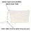 Aspire 12-Pack Cotton Canvas Wristlet Pouches, Natural Travel Cosmetics Zipper Bag with Bottom, Christmas Gift Bag