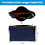 Muka Canvas Zipper Tool Bag with Carabiner, 16oz Heavy Duty Cotton Makeup Bag