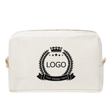 Muka Customized Makeup Bag with Logo Text, Portable Travel Bag with Inner Pockets, 7-1/2 x 4-3/4 x 3 Inch