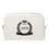 Muka Personalized Makeup Bag with Logo Text Photo, Christmas Gifts Natural Travel Bag with Inner Pockets