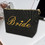 Muka Embroidered Makeup Bag with Initial Name Logo, Custom Two-Tone Canvas Cosmetic Pouch Organizer