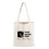 Muka Customized Natural 100% Cotton Sheeting Tote Bag with Logo, 12oz Grocery Bag - 15" x 16"